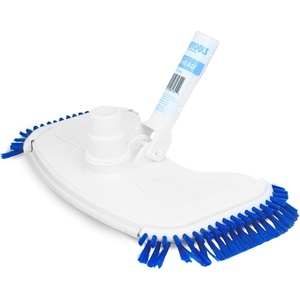 image:imageSWIMLINE HYDROTOOLS Manual Pool Vacuum Head Attachment For Inground amp Above Ground Pools Weighted Swimming Pool Vac Head Butterfly Shape W Bristles Swivel Hose 114 or 112Clean Debris 8132