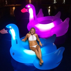 image:imageSwimline Giant LED LightUp Swan Swimming Pool Float 2Pack
