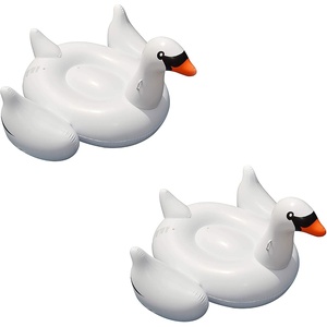 image:imageSwimline Giant Swan Float for Swimming Pools 2 Pack White