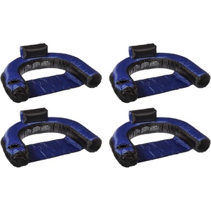 image:imageSwimline Inflatable Nylon Covered Swimming Pool USeat Chair Float 4 Pack