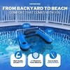 image:imageSWIMLINE  Fabric Covered Pool Float Seat  32  USeat Pack of 2