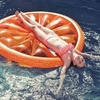 image:imageSwimline 60 Fruit Slice Island Lounger 9054
