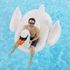 image:imageSwimline Giant Swan Inflatable Pool Raft amp UFO Pool Float w Squirt Gun 2 Pack