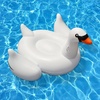image:imageSwimline Giant Swan Inflatable Pool Raft amp UFO Pool Float w Squirt Gun 2 Pack