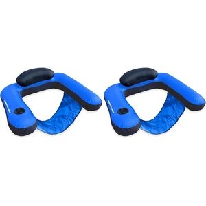 image:imageSWIMLINE  Fabric Covered Pool Float Seat  32  USeat Pack of 2