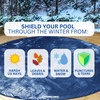 image:imageSWIMLINE Super Guard Above Ground Winter Pool Cover for 18x33 Ft Oval PoolsClassic Blue