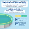 image:imageSWIMLINE Super Guard Above Ground Winter Pool Cover for 18x33 Ft Oval PoolsClassic Blue