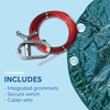image:imageSWIMLINE Super Guard Above Ground Winter Pool Cover for 18x33 Ft Oval PoolsDeluxe Green