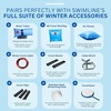 image:imageSWIMLINE Super Guard Above Ground Winter Pool Cover for 18x33 Ft Oval PoolsDeluxe Pro Silver
