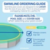 image:imageSWIMLINE Super Guard Above Ground Winter Pool Cover for 18x33 Ft Oval PoolsProfessional Green