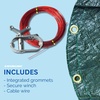image:imageSWIMLINE Super Guard Above Ground Winter Pool Cover for 18x33 Ft Oval Poolswhite