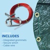 image:imageSWIMLINE Super Guard Above Ground Winter Pool Cover for 18x33 Ft Oval Poolswhite