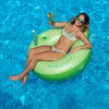image:imageSwimline Inflatable Margarita Swimming Pool Float Tube w Drink Holder