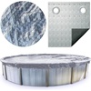 image:imageSWIMLINE Super Guard Above Ground Winter Pool Cover for 18x33 Ft Oval PoolsDeluxe Pro Silver
