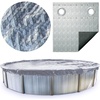 image:imageSWIMLINE Super Guard Above Ground Winter Pool Cover for 18x33 Ft Oval PoolsDeluxeProSilver