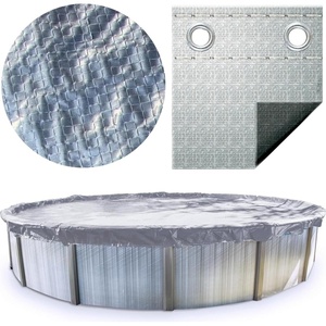 image:imageSWIMLINE Super Guard Above Ground Winter Pool Cover for 18x33 Ft Oval PoolsDeluxe Pro Silver