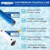 image:imageSwimline HYDROTOOLS 8356M 3Piece Telescopic Pole 5 To 15 Feet Adjustable Telepole For Swimming Pool Cleaning Skimmer Nets Vacuum Heads amp Brushes StepUp Anodized Aluminum W Strong Grip amp LockPremium Thick 6 to 12 FT