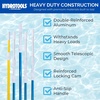 image:imageSwimline HYDROTOOLS 8356M 3Piece Telescopic Pole 5 To 15 Feet Adjustable Telepole For Swimming Pool Cleaning Skimmer Nets Vacuum Heads amp Brushes StepUp Anodized Aluminum W Strong Grip amp LockClassic 8 to 15 FT