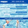 image:imageSwimline HYDROTOOLS 8356M 3Piece Telescopic Pole 5 To 15 Feet Adjustable Telepole For Swimming Pool Cleaning Skimmer Nets Vacuum Heads amp Brushes StepUp Anodized Aluminum W Strong Grip amp LockClassic 8 to 15 FT