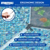 image:imageSwimline HYDROTOOLS 8356M 3Piece Telescopic Pole 5 To 15 Feet Adjustable Telepole For Swimming Pool Cleaning Skimmer Nets Vacuum Heads amp Brushes StepUp Anodized Aluminum W Strong Grip amp LockPremium Thick 6 to 12 FT